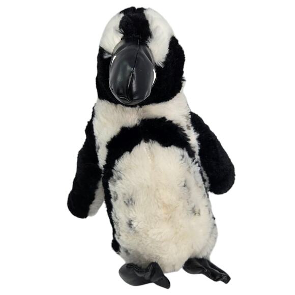 Adventure Planet African Penguin Black Footed Spotted Stuffed Animal Plush Toy - Picture 3 of 6